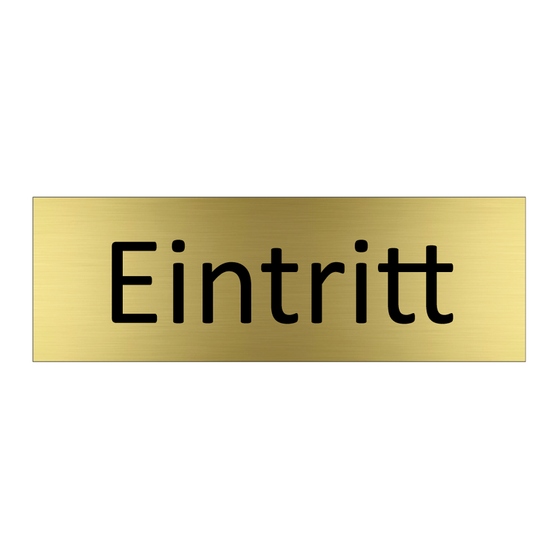 Eintritt