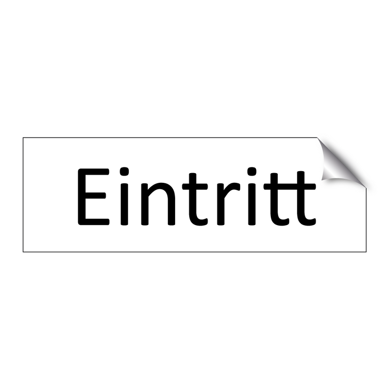 Eintritt