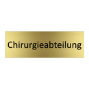 Chirurgieabteilung