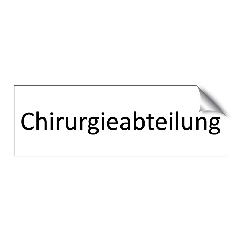 Chirurgieabteilung