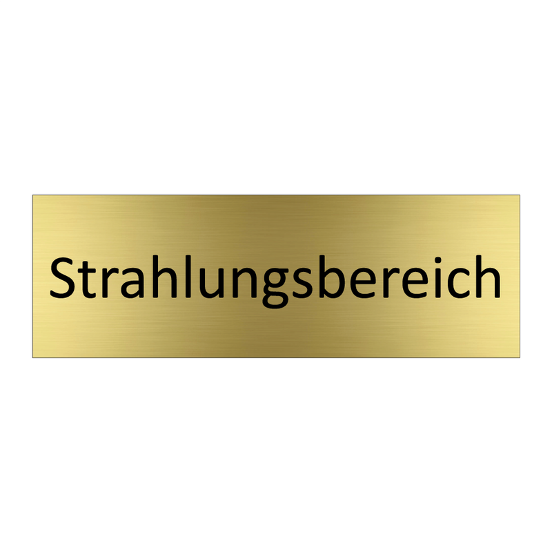 Strahlungsbereich