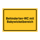 Behinderten-WC mit Babywickelbereich & Behinderten-WC mit Babywickelbereich
