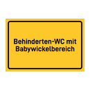 Behinderten-WC mit Babywickelbereich & Behinderten-WC mit Babywickelbereich