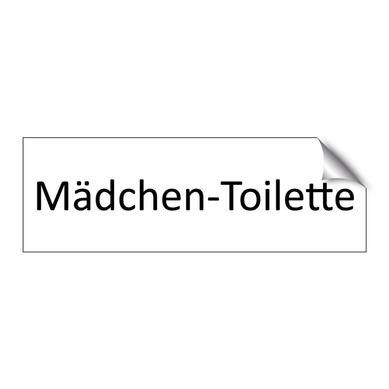 Mädchen-Toilette