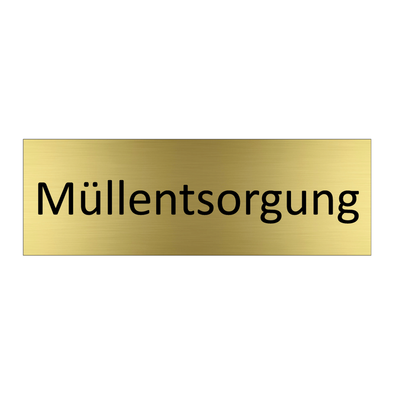 Müllentsorgung