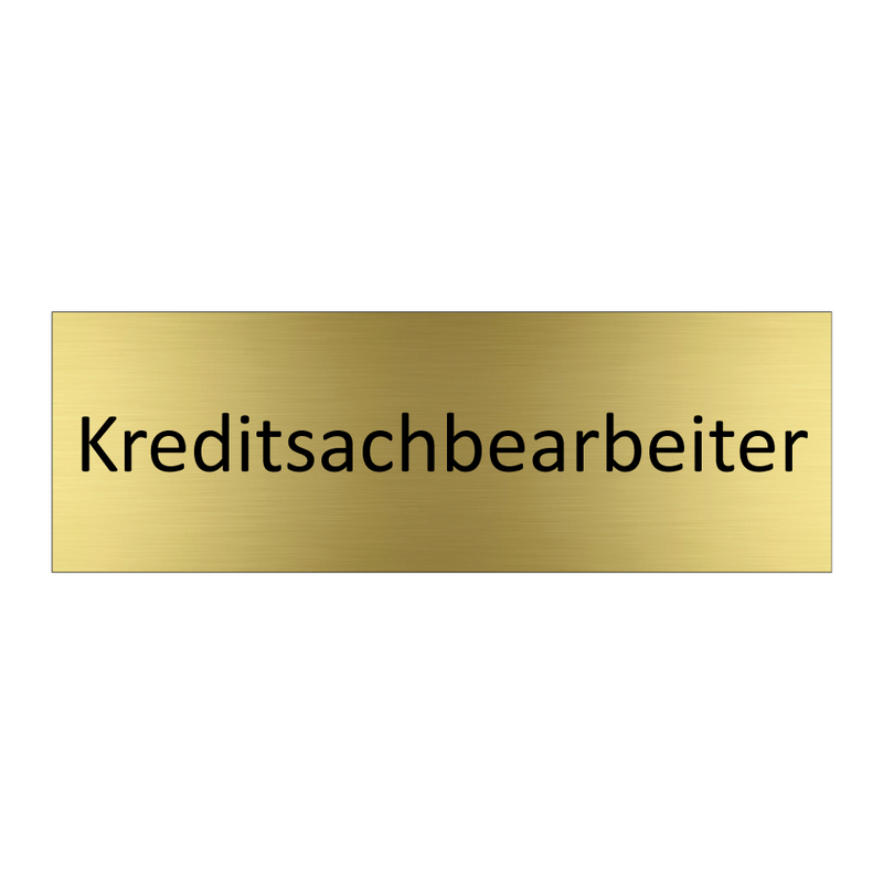 Kreditsachbearbeiter