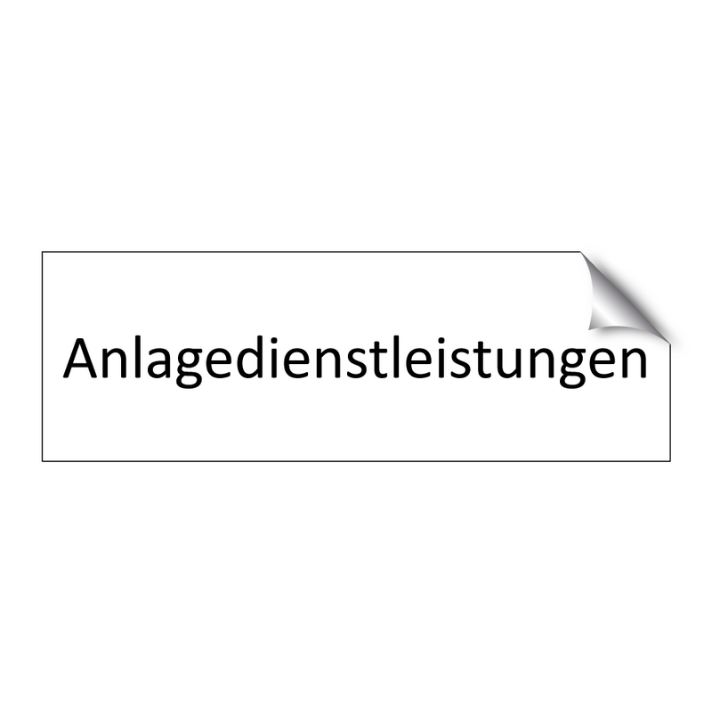 Anlagedienstleistungen
