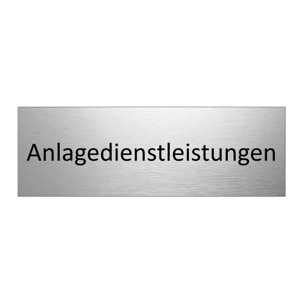 Anlagedienstleistungen