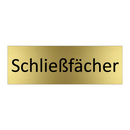 Schließfächer