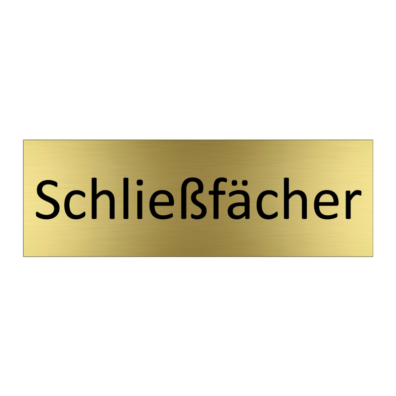 Schließfächer