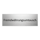 Fremdwährungsumtausch