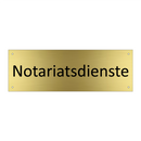 Notariatsdienste