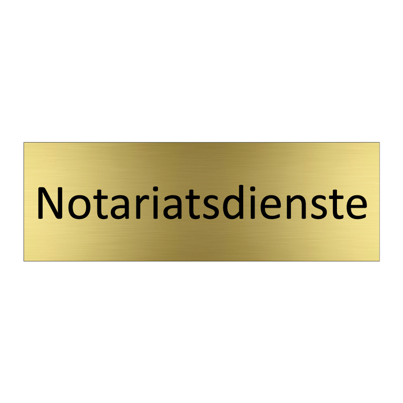 Notariatsdienste