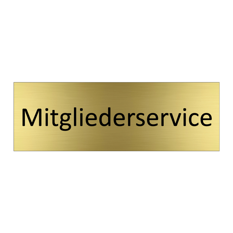 Mitgliederservice
