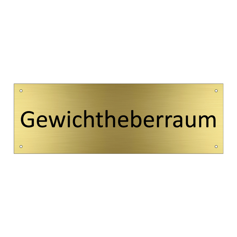 Gewichtheberraum