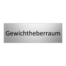 Gewichtheberraum