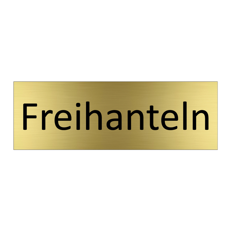 Freihanteln