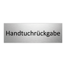 Handtuchrückgabe