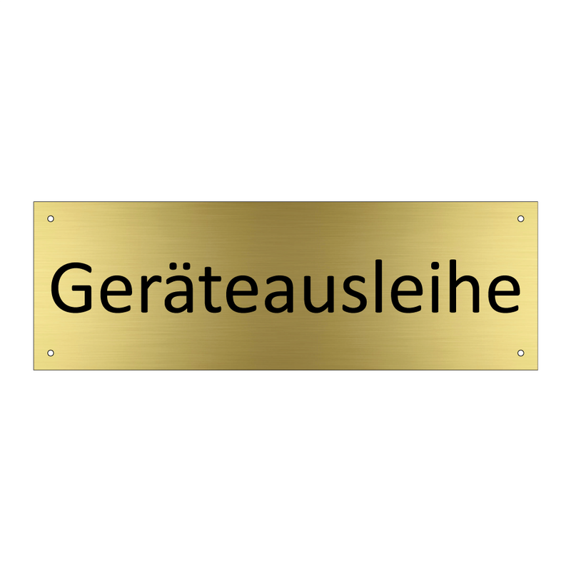 Geräteausleihe