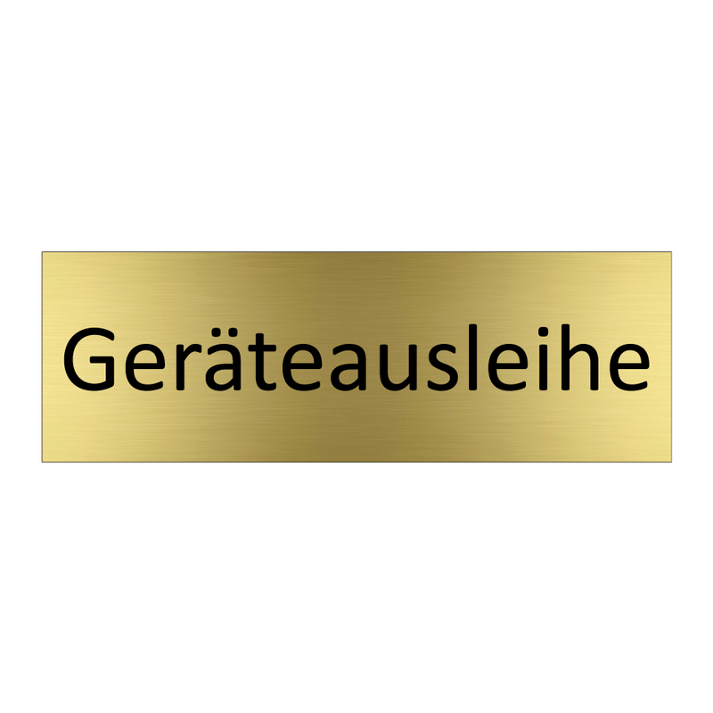 Geräteausleihe