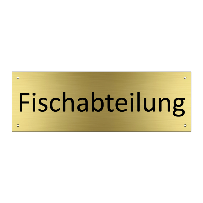 Fischabteilung