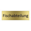 Fischabteilung