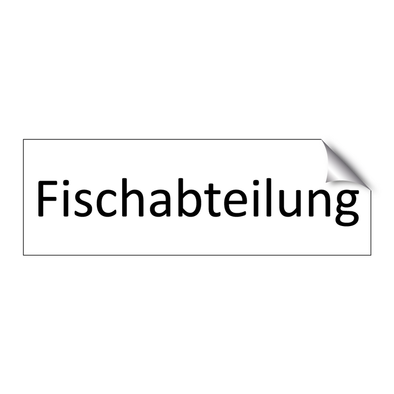 Fischabteilung