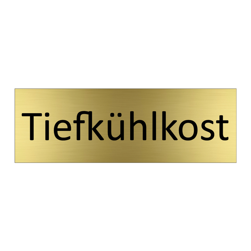 Tiefkühlkost