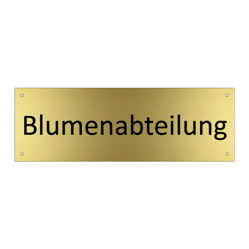 Blumenabteilung