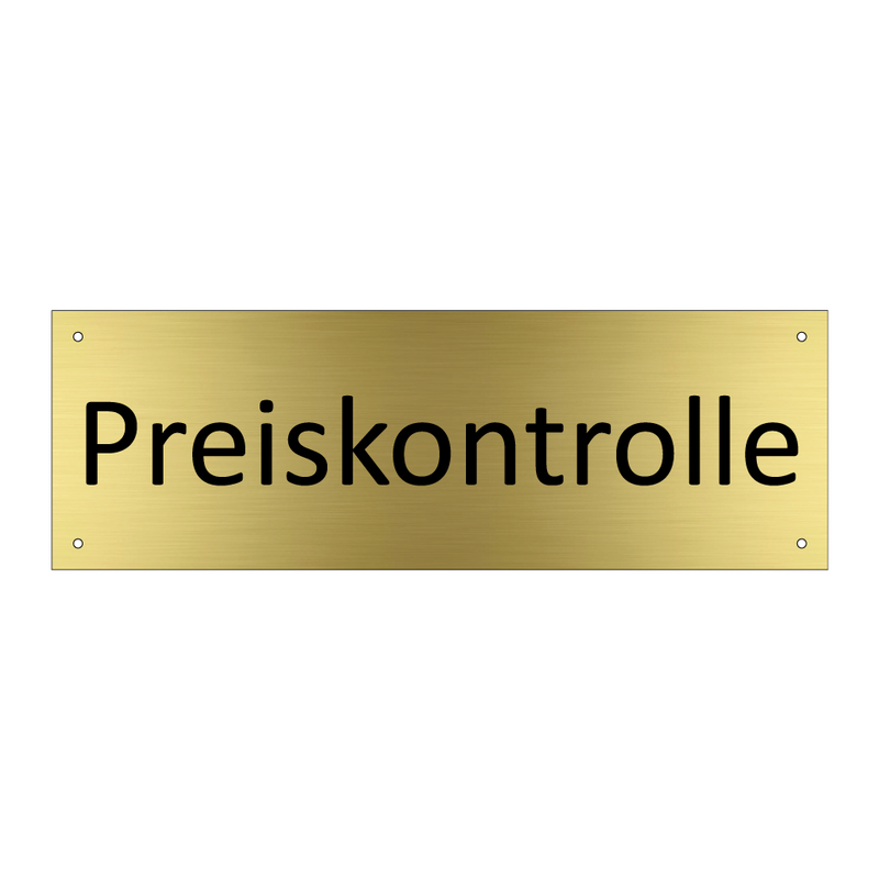 Preiskontrolle