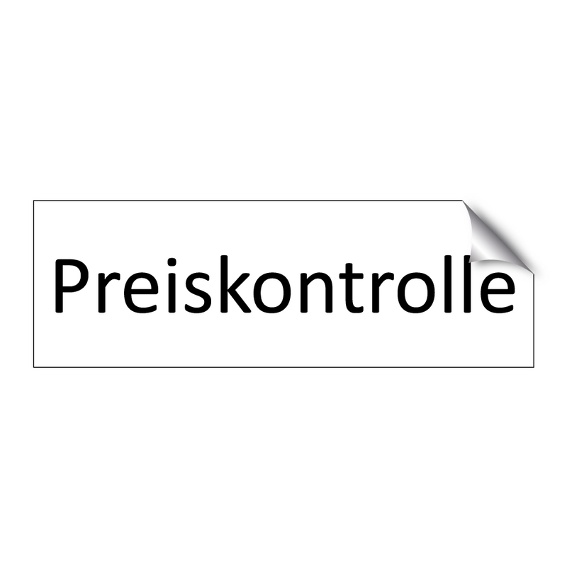 Preiskontrolle