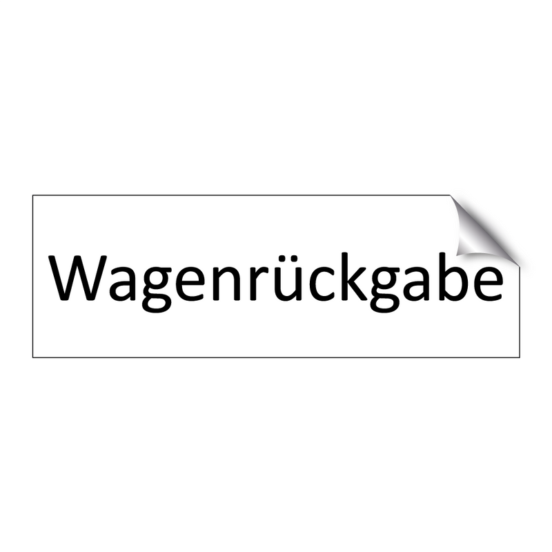 Wagenrückgabe