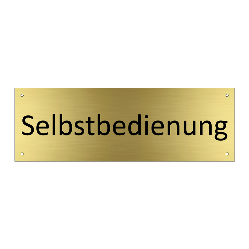 Selbstbedienung