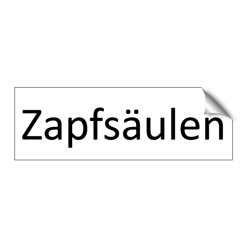 Zapfsäulen