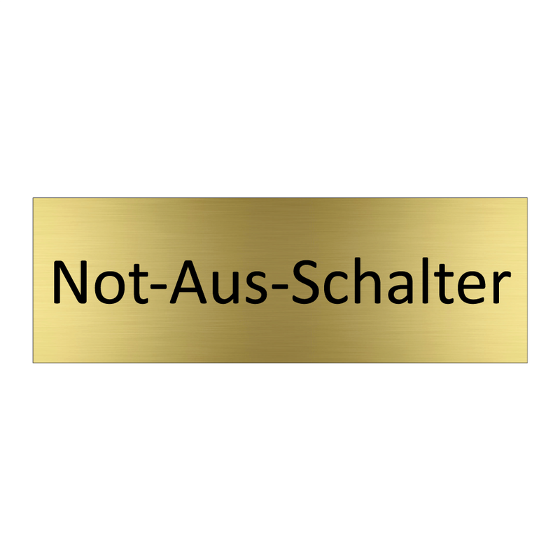 Not-Aus-Schalter