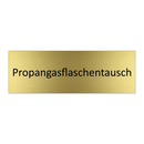 Propangasflaschentausch