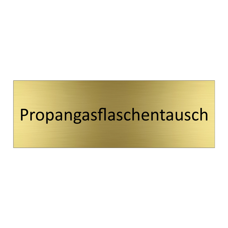 Propangasflaschentausch