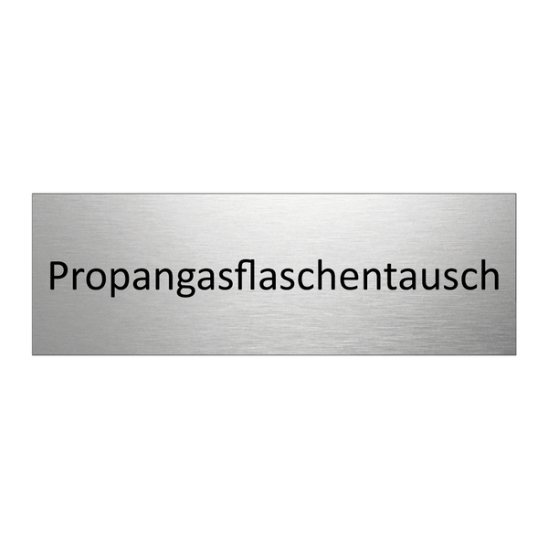 Propangasflaschentausch