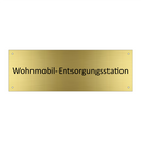 Wohnmobil-Entsorgungsstation