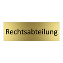 Rechtsabteilung