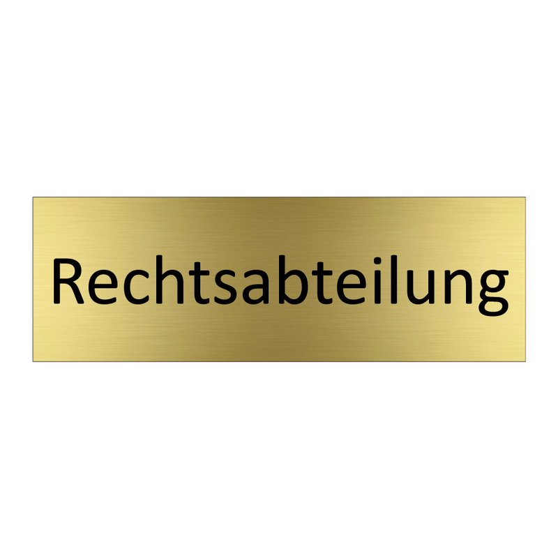 Rechtsabteilung