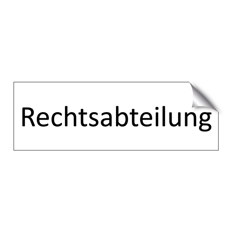 Rechtsabteilung