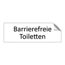Barrierefreie Toiletten