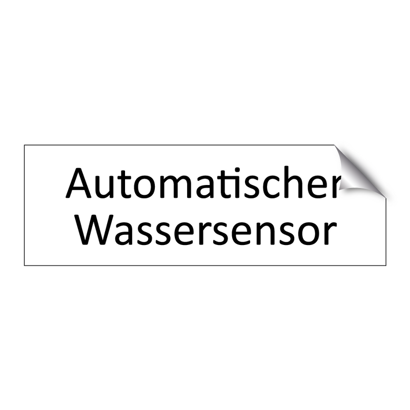 Automatischer Wassersensor