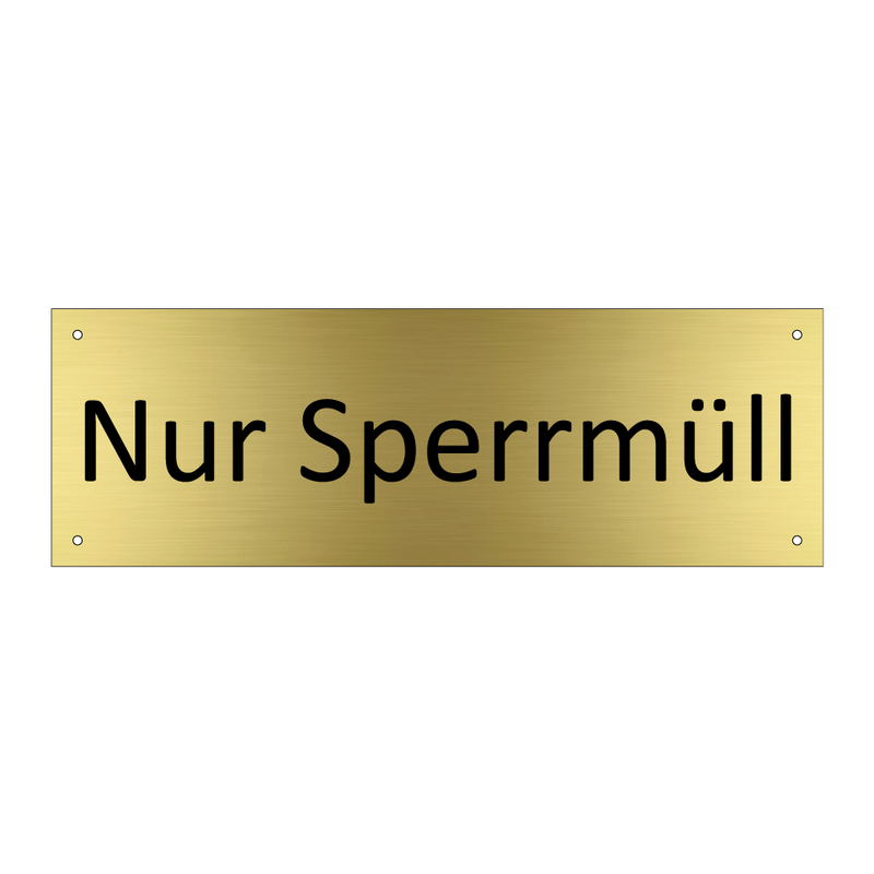 Nur Sperrmüll