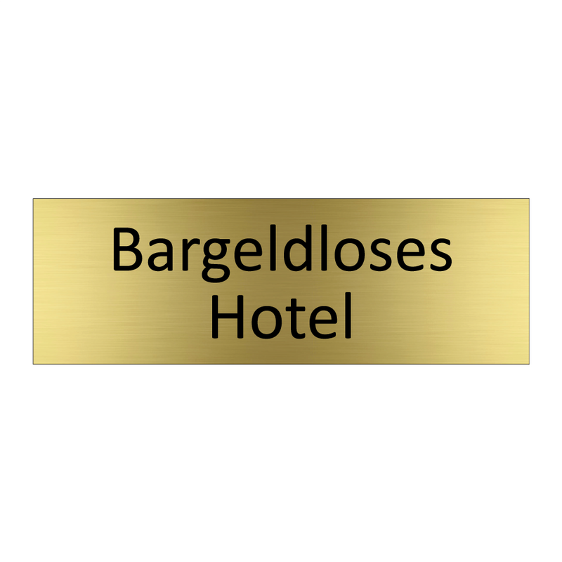 Bargeldloses Hotel