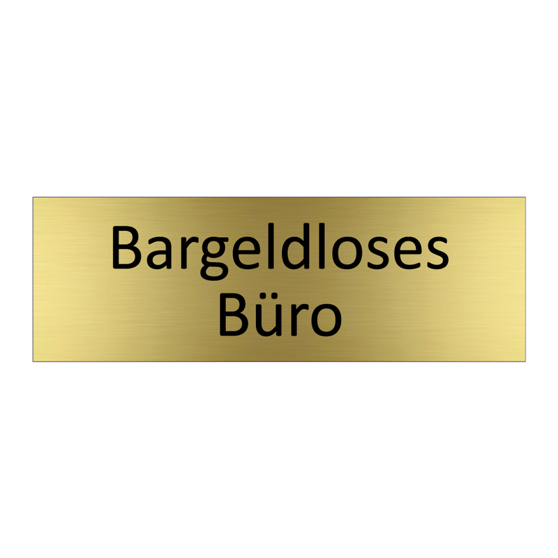 Bargeldloses Büro