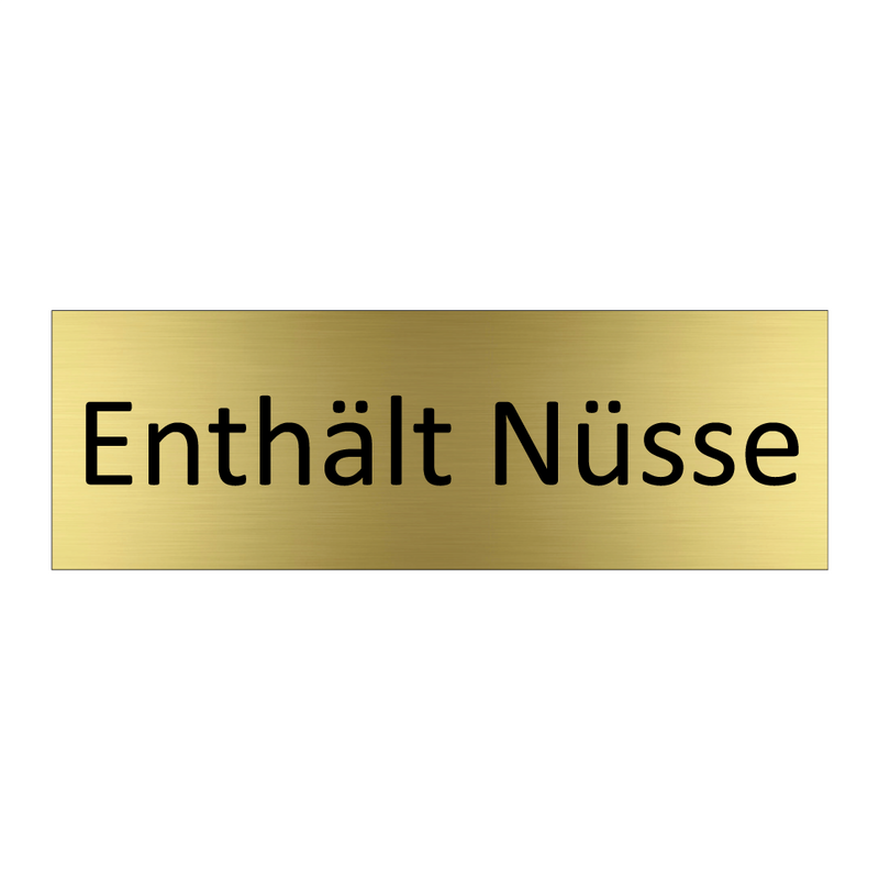 Enthält Nüsse