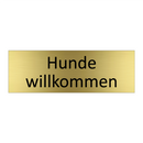 Hunde willkommen