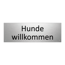 Hunde willkommen